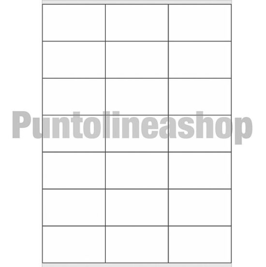Etichette Adesive 70x41 mm 20 fogli A4