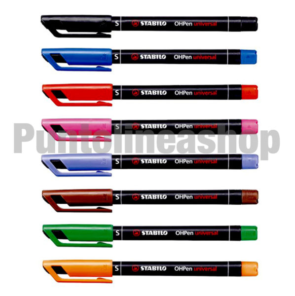 MARKER UNIVERSALE OH PEN STABILO BLU PUNTA S