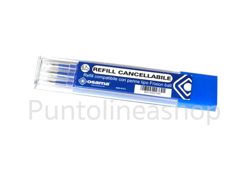 Pilot Frixion ricarica - refill cancellabile 0,7