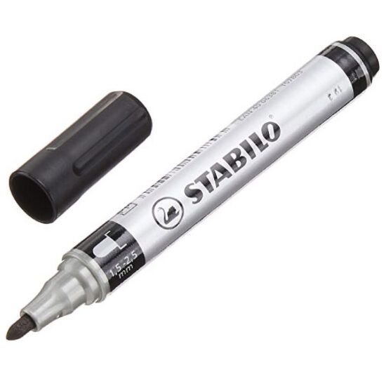PENNARELLO STABILO MARK-4-ALL PUNTA TONDA NERO