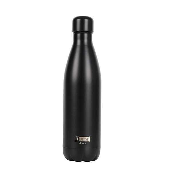 BORRACCIA TERMICA IN ACCIAIO 750 ML - BLACK - Puntolinea Shop