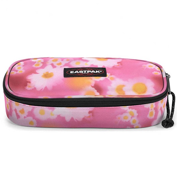 Astuccio Eastpak OVAL SINGLE 7D21 Fantasia fiori base rosa - Puntolinea Shop