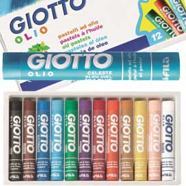 PASTELLI A OLIO GIOTTO MAXI 12 colori - Puntolinea Shop