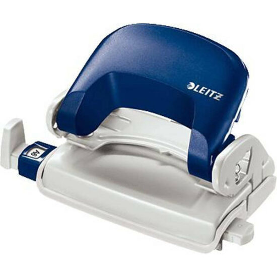 PERFORATORE 2 FORI 1 mm LEITZ BLU
