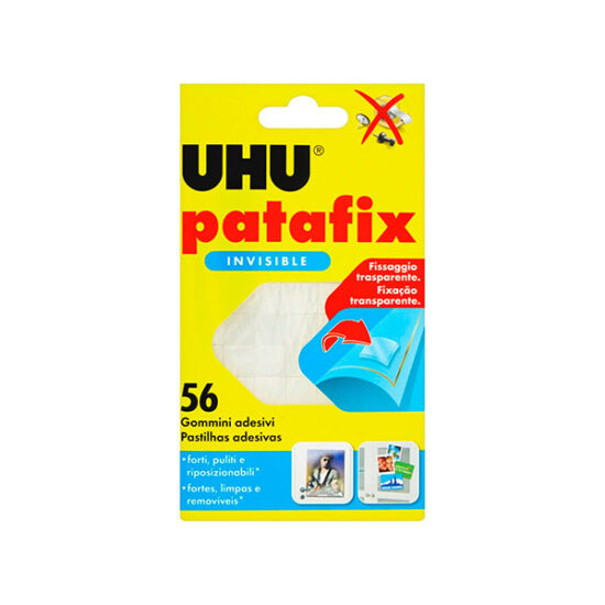 PATAFIX UHU INVISIBILE - 56 GOMMINI