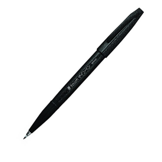 PENNARELLO PENTEL BRUSH SIGN PEN - NERO