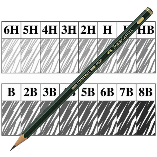 MATITA TECNICA 2H - FABERCASTELL 9000