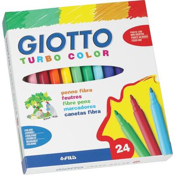 PENNARELLI GIOTTO TURBO COLOR 24 colori - Puntolinea Shop