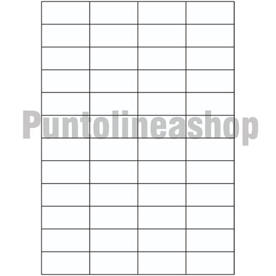 ETICHETTE ADESIVE 52,5 x 23,5 mm