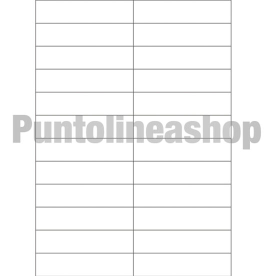 ETICHETTE ADESIVE 105 x 25 mm MARKIN