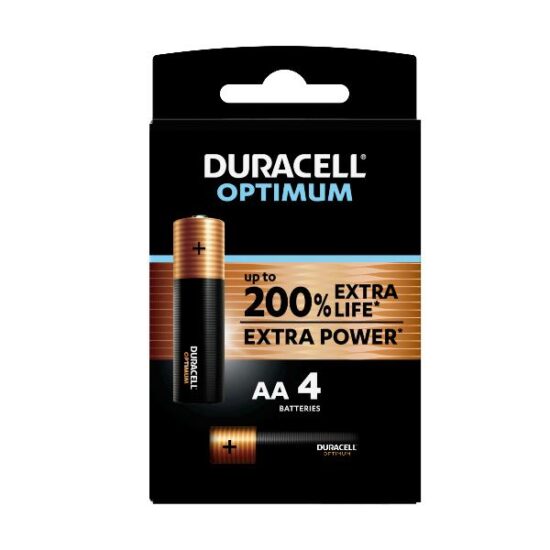 PILA STILO - AA - DURACELL OPTIMUM 4 pz.