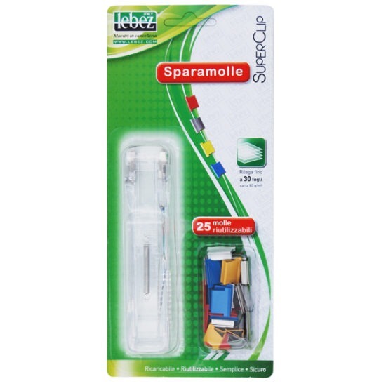 SPARAMOLLE SUPACLIP ART.1060 LEBEZ + 25 MOLLE