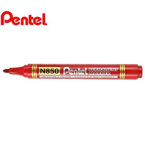 PENNARELLO PENTEL N850 PUNTA TONDA - ROSSO