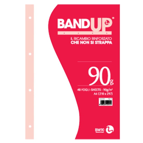RICAMBI A4 BANDUP - 5 mm - 90 GR