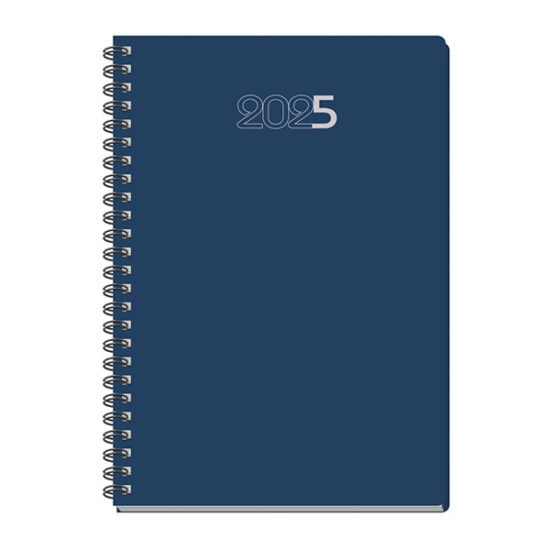 AGENDA SETTIMANALE 17x24 SPIRALE - BLU