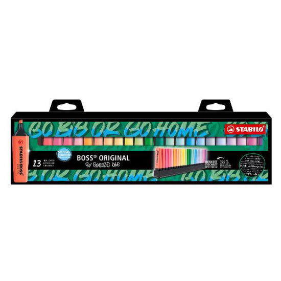 EVIDENZIATORE STABILO BOSS CONFEZIONE 23 COLORI ARTY