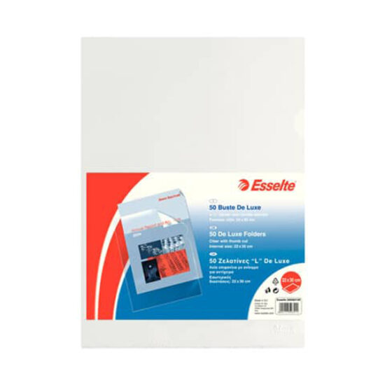 CARTELLINA A "L" TRASPARENTE ESSELTE LUCIDA CONF. 50 - 395084100